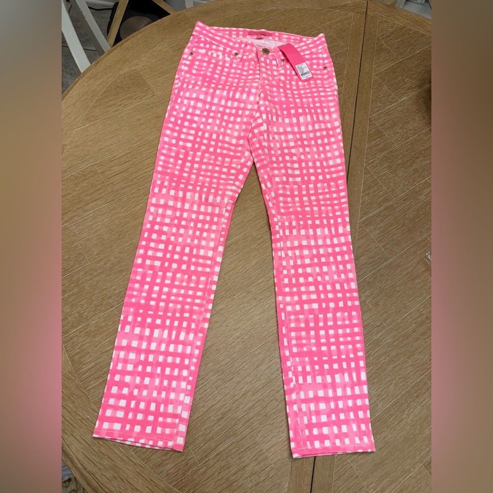 Lilly Pulitzer South Ocean skinny cropped Size 0 NWT